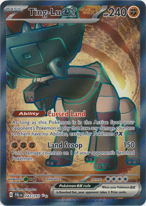 Ting-Lu ex - 243/193 - Full Art Ultra Rare available at 401 Games Canada