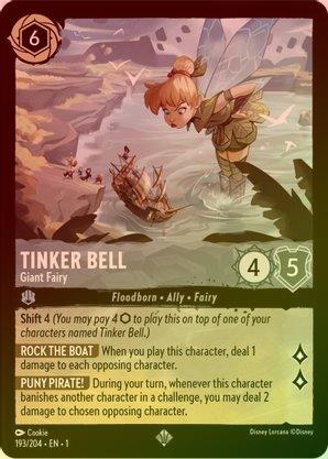 Tinker Bell (Giant Fairy) - 193/204 - Super Rare (Foil) available at 401 Games Canada