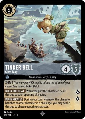 Tinker Bell (Giant Fairy) - 193/204 - Super Rare available at 401 Games Canada