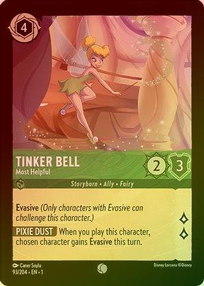 Tinker Bell (Most Helpful) - 93/204 - Common (Foil) available at 401 Games Canada