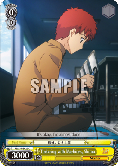 Tinkering with Machines, Shirou - FS/S34-E022 - Common available at 401 Games Canada