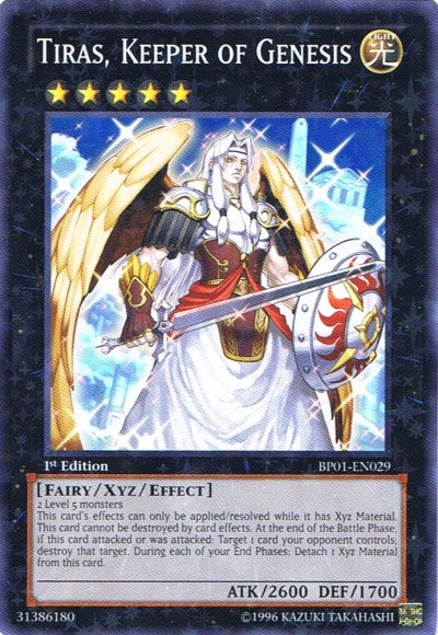 Tiras, Keeper of Genesis - BP01-EN029 - Starfoil Rare - 1st Edition available at 401 Games Canada