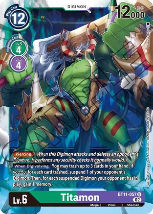 Titamon - BT11-057 - Uncommon available at 401 Games Canada