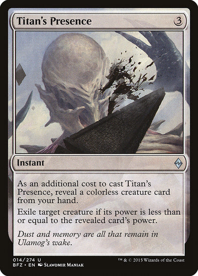 Titan's Presence (BFZ) available at 401 Games Canada