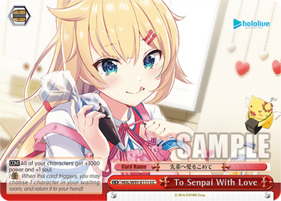 To Senpai With Love - HOL-W91-E111 - Climax Common available at 401 Games Canada