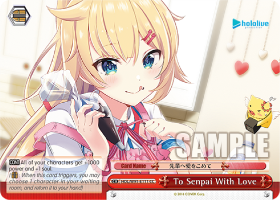 To Senpai With Love - HOL-W91-E111 - Climax Common available at 401 Games Canada