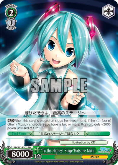 "To the Highest Stage"Hatsune Miku - PD/S22-E102 - Trial Deck available at 401 Games Canada