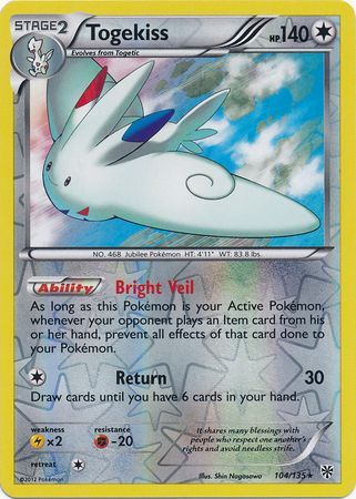 Togekiss - 104/135 - Holo Rare - Reverse Holo available at 401 Games Canada