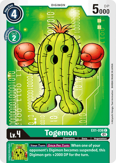 Togemon - EX1-036 - Common available at 401 Games Canada