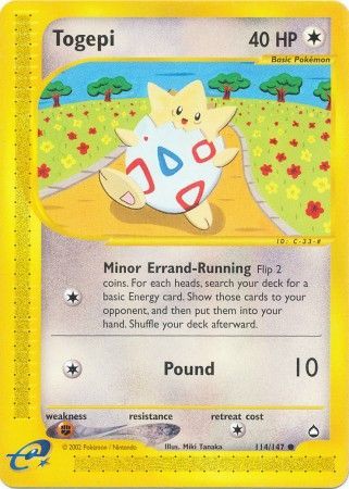 Togepi - 114/147 - Common available at 401 Games Canada