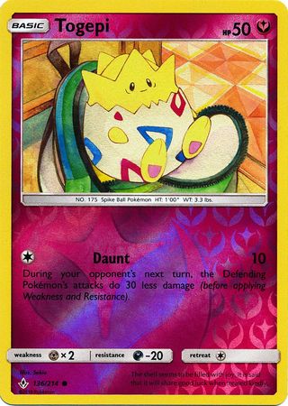 Togepi - 136/214 - Common - Reverse Holo available at 401 Games Canada