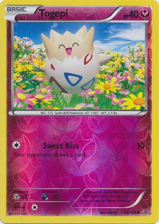 Togepi - 43/108 - Common - Reverse Holo available at 401 Games Canada