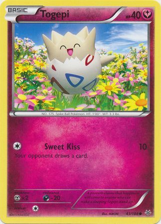 Togepi - 43/108 - Common available at 401 Games Canada