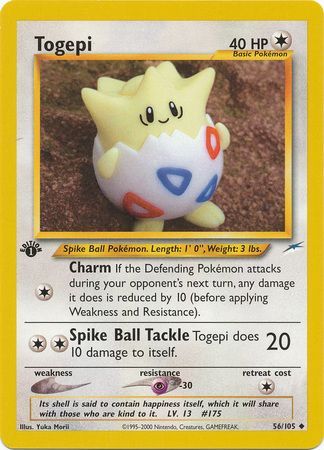 Togepi - 56/105 - Uncommon - 1st Edition available at 401 Games Canada