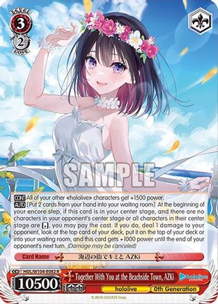 Together With You at the Beachside Town, AZKi - HOL/W104-E082R - Rare available at 401 Games Canada