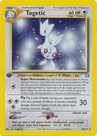 Togetic - 16/111 - Holo - 1st Edition available at 401 Games Canada