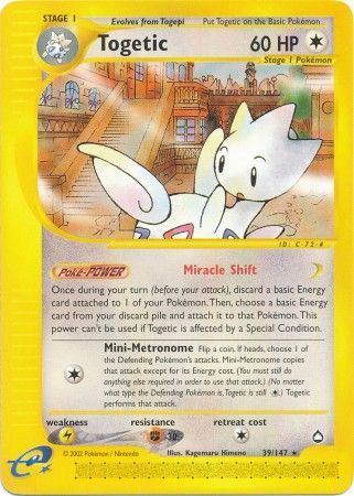 Togetic - 39/147 - Rare available at 401 Games Canada