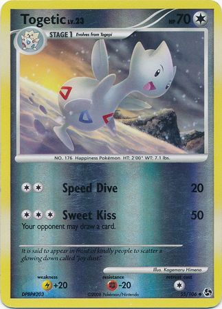 Togetic - 55/106 - Uncommon - Reverse Holo available at 401 Games Canada