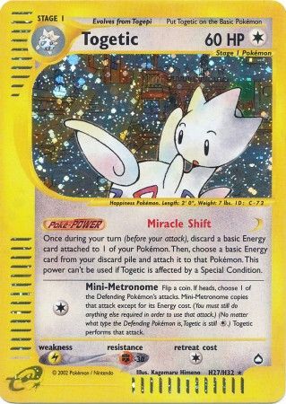 Togetic - H27/H32 - Holo available at 401 Games Canada