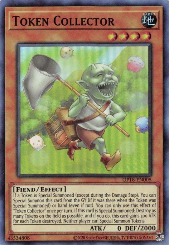 Token Collector - OP18-EN008 - Super Rare available at 401 Games Canada