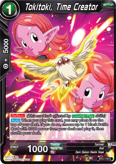 Tokitoki, Time Creator - BT4-119 - Common available at 401 Games Canada