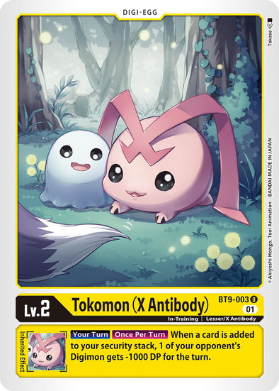 Tokomon (X Antibody) - BT9-003 - Uncommon available at 401 Games Canada