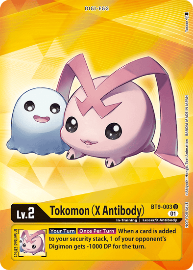 Tokomon (X Antibody) (Box Topper) - BT9-003 - Uncommon available at 401 Games Canada