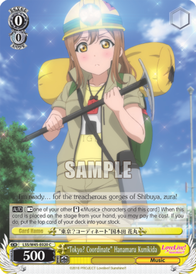 "Tokyo? Coordinate" Hanamaru Kunikida - LSS/W45-E020 - Common available at 401 Games Canada