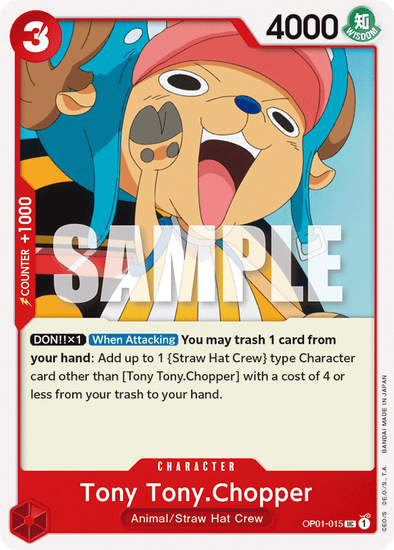 Tony Tony.Chopper - OP01-015 - Uncommon available at 401 Games Canada