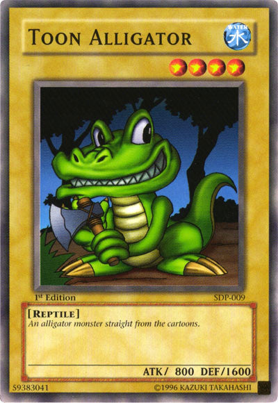 Toon Alligator - SDP-009 - Common - 1st Edition available at 401 Games Canada