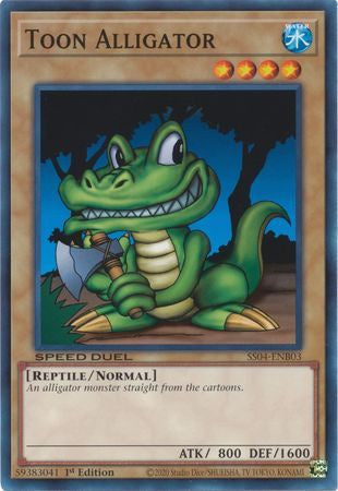 Toon Alligator - SS04-ENB03 - Common - 1st Edition available at 401 Games Canada