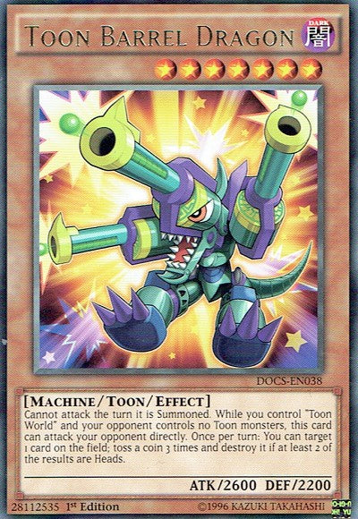 Toon Barrel Dragon - DOCS-EN038 - Rare - 1st Edition available at 401 Games Canada