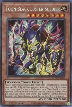 Toon Black Luster Soldier - BLCR-EN065 - Secret Rare - 1st Edition available at 401 Games Canada