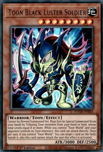 Toon Black Luster Soldier - TOCH-EN001 - Ultra Rare - 1st Edition available at 401 Games Canada