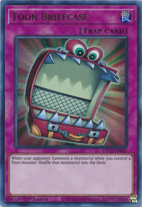 Toon Briefcase (Green) - DLCS-EN080 - Ultra Rare - 1st Edition available at 401 Games Canada