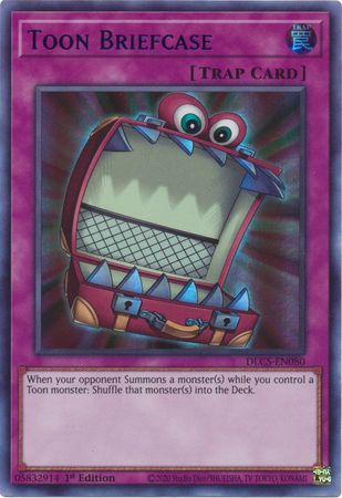 Toon Briefcase (Purple) - DLCS-EN080 - Ultra Rare - 1st Edition available at 401 Games Canada