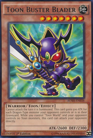 Toon Buster Blader - BOSH-EN038 - Rare - 1st Edition available at 401 Games Canada