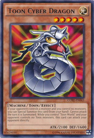 Toon Cyber Dragon - CORE-EN043 - Rare - Unlimited available at 401 Games Canada