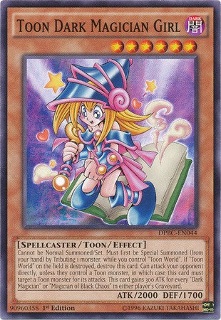 Toon Dark Magician Girl - DPBC-EN044 - Common - 1st Edition available at 401 Games Canada