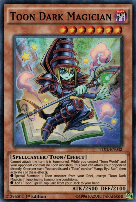 Toon Dark Magician - TDIL-EN032 - Super Rare - 1st Edition available at 401 Games Canada