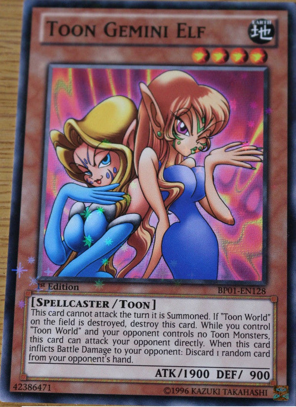 Toon Gemini Elf - BP01-EN128 - Starfoil Rare - 1st Edition available at 401 Games Canada