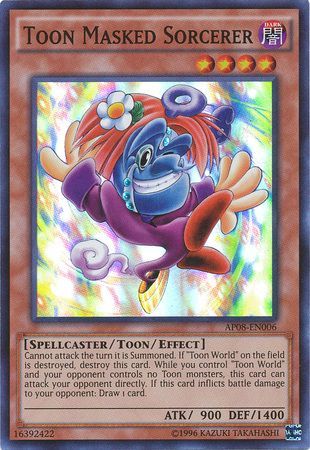 Toon Masked Sorcerer - AP08-EN006 - Super Rare available at 401 Games Canada
