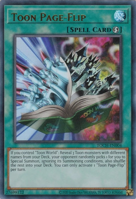 Toon Page-Flip - TOCH-EN004 - Ultra Rare - Unlimited available at 401 Games Canada
