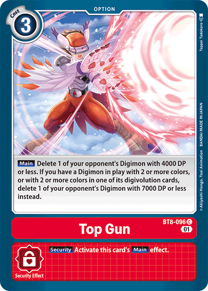 Top Gun - BT8-096 - Common available at 401 Games Canada