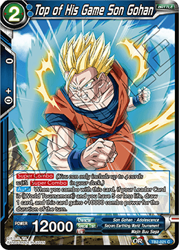 Top of His Game Son Gohan - TB2-021 - Common available at 401 Games Canada