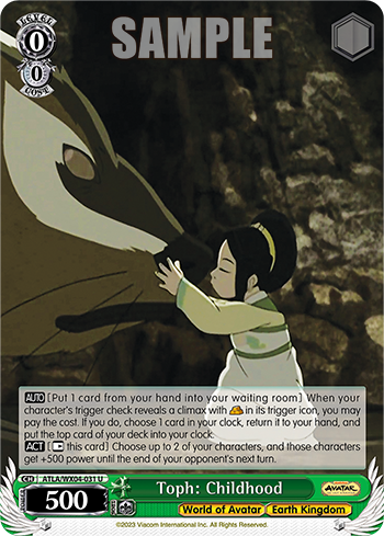 Toph: Childhood - ATLA/WX04-E031 - Uncommon available at 401 Games Canada