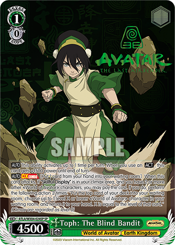 Toph: The Blind Bandit - ATLA/WX04-E024SP - Special Rare available at 401 Games Canada