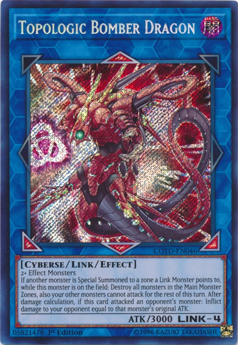 Topologic Bomber Dragon - COTD-EN046 - Secret Rare - 1st Edition available at 401 Games Canada