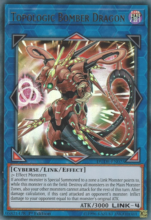 Topologic Bomber Dragon - DUDE-EN025 - Ultra Rare - 1st Edition available at 401 Games Canada