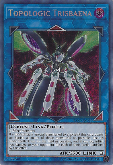 Topologic Trisbaena - FLOD-EN036 - Secret Rare - Unlimited available at 401 Games Canada